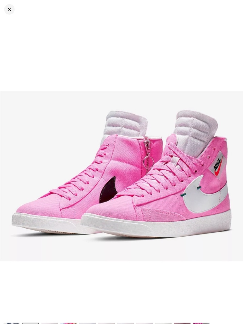 Nike Blazer Mid Rebel Pink Sneakers Women’s size 8